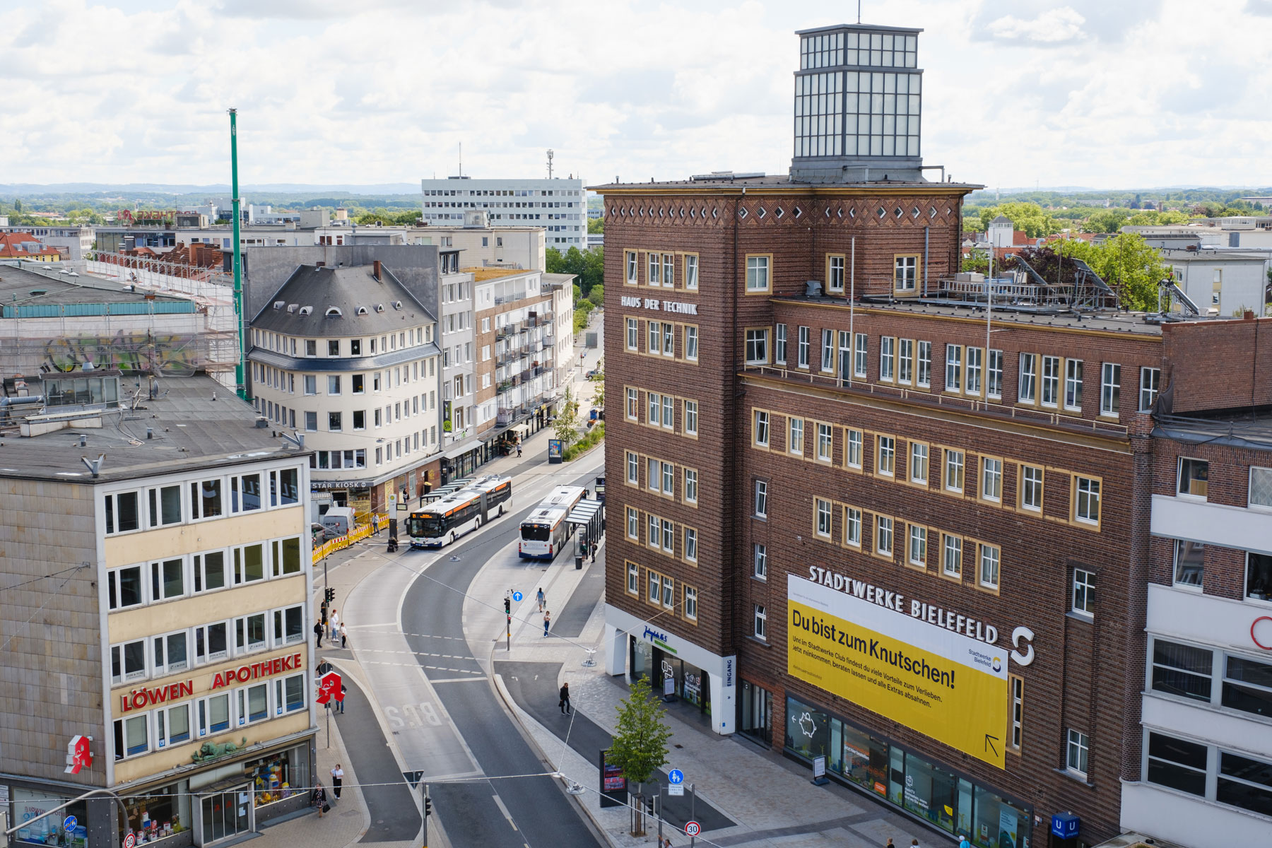 Jahnplatz von oben