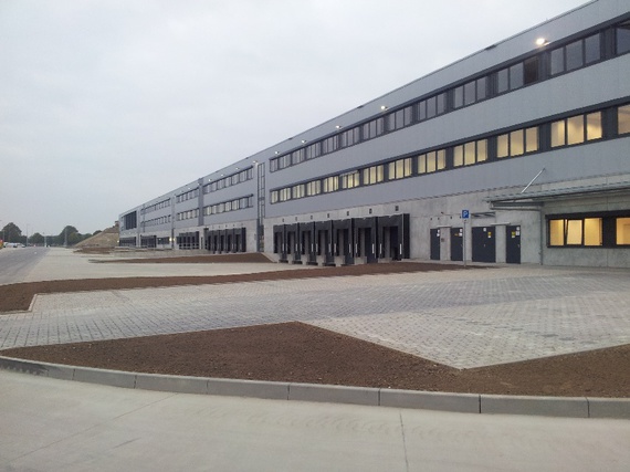 Neubau des 1. BA der Distributionshalle für Netrada in Hannover-Bemerode.