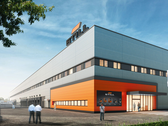 Neubau eines Logistikzentrums für STILL in Hamburg.