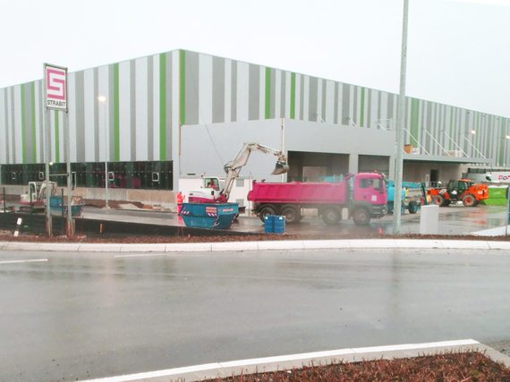 Neubau eines Logistikzentrums für REWE in Eitting.