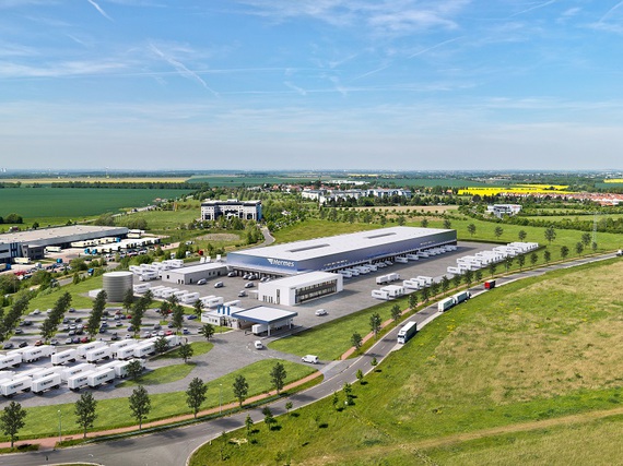 Neubau eines Logistikzentrums für Hermes in  Leipzig-Halle.