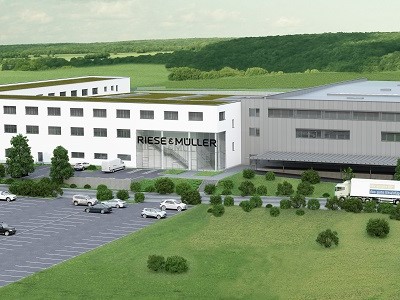 Neubau des Firmensitzes für Riese & Müller in Mühltal.