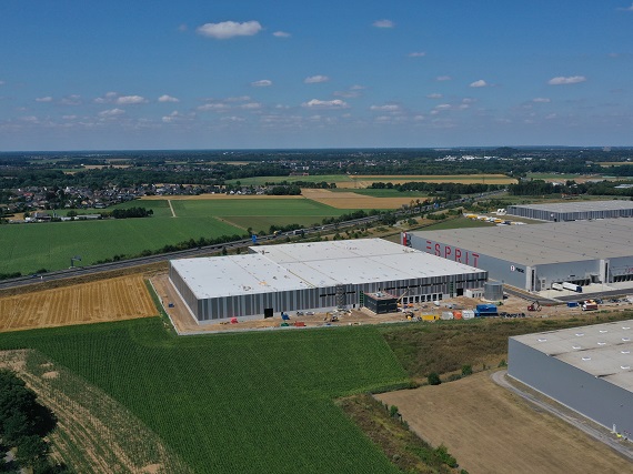 Neubau eines Logistikzentrums für Goodman in Mönchengladbach.