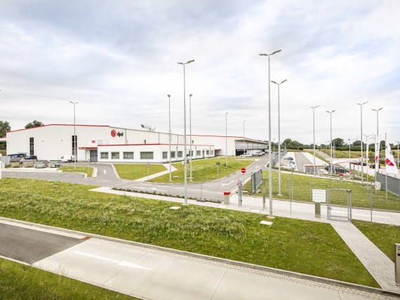 Neubau eines DPD-Depots in Kiel.